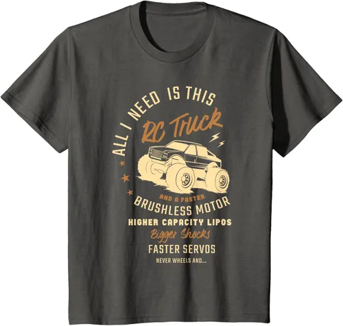 Vista 38 de Todo lo que necesito es este camión RC y una camiseta sin escobillas más rápida RC Motor Negro