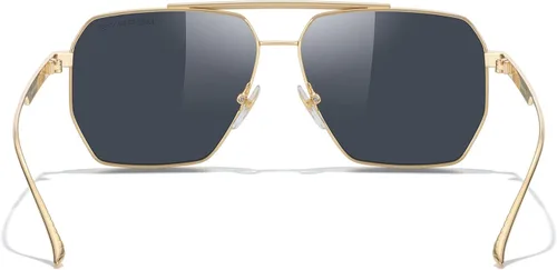 Vista 4 de MERRY'S Lentes de sol cuadrados polarizados de gran tamaño para mujeres y hombres, estilo vintage, retro, UV400, lentes de sol clásicos grandes
