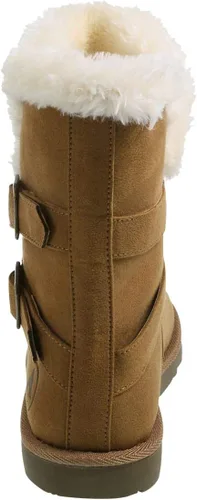 Vista 3 de Airwalk Botas Nia Cozy 5.5 Regular de ante coñac para mujer, coñac ante