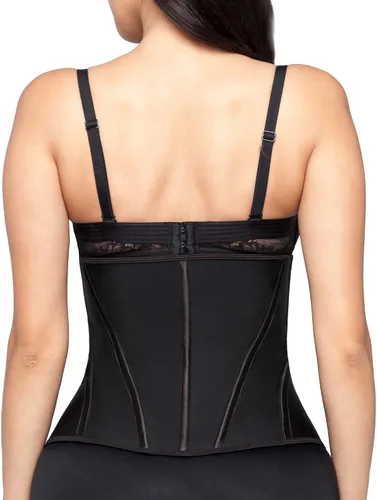Vista 3 de Hourglass Angel Entrenador de cintura de látex de control de cadera HA109