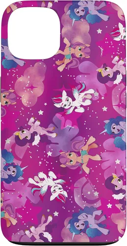 Vista 7 de My Little Pony: Una nueva generación Pink Group Pony Pattern V3 Funda para iPhone 17