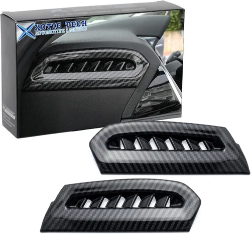 Vista 12 de Xotic Tech - Cubierta de salida de CA para consola lateral de salpicadero, color azul, compatible con Toyota Camry 2018-2024