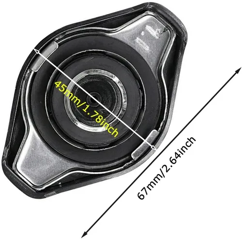 Vista 2 de Tapa de radiador de refrigeración con cubierta anti-calor 19045-PAA-A01 para Acura RSX MDX TSX Honda Civic Accord Odyssey CR-V y más vehículos