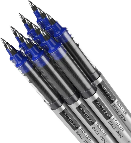 Vista 7 de ARTEZA Bolígrafos de punta fina, paquete de 20 bolígrafos de tinta líquida azul de 0.020 in para diario de viñetas, material de oficina