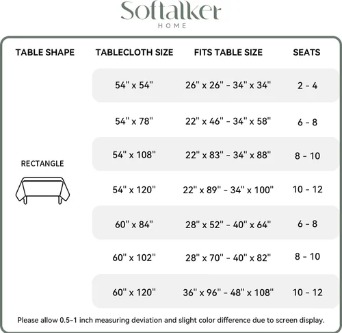Vista 7 de Softalker - Mantel cuadrado a cuadros de búfalo impermeable al aire libre, mantel de cuadros gingham, resistente a las manchas, lavable