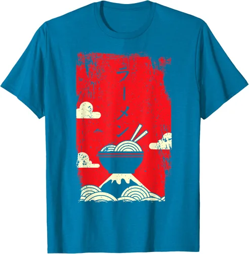 Vista 11 de Ramen Noodles Camiseta de arte japonés, Negro