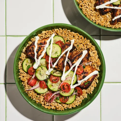 Vista 5 de Kaizen - Arroz mediterráneo keto bajo en carbohidratos, alto en proteínas (20g), apto para dieta cetogénica, sin gluten, a base de plantas, hecho