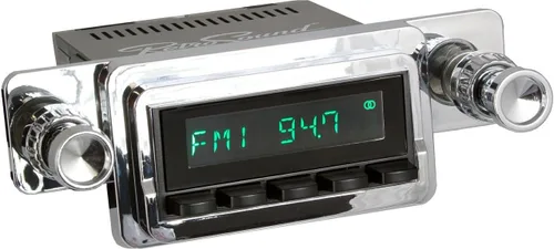 Vista 4 de Retro Manufacturing LB-125-04-74-B Radio de larga playa (1964-66 Ford Mustang)