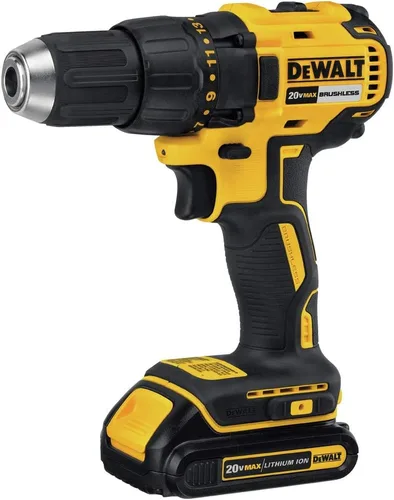 Vista 2 de DEWALT Kit de taladro/destornillador inalámbrico de 20 V MAX con batería y cargador incluidos (DCD777C2)