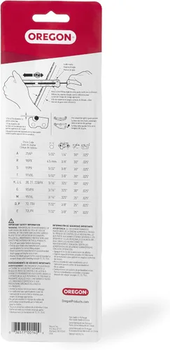 Vista 2 de Oregon 25896 3/16 inch Chainsaw File Guide with File