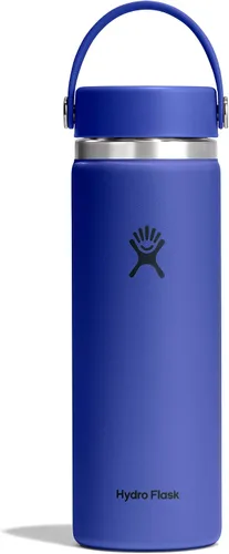 Vista 45 de Hydro Flask Botella de agua – Acero inoxidable aislado – Tapa flexible de boca ancha, antiderrames, a prueba de fugas y recargable en agave de 20