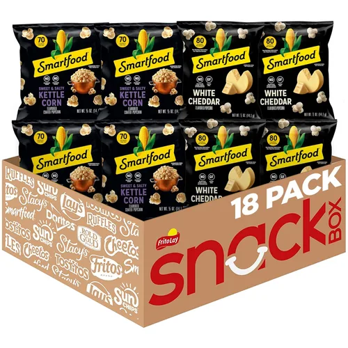 Vista 14 de Smartfood Palomitas de maíz, Cheddar Blanco, 1.875 onzas (paquete de 6)