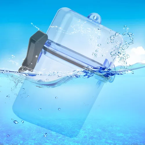 Vista 8 de Tbest Bolsas secas para barcos,Bolsa impermeable para teléfono,Caja de sellado de kayak subacuático transparente de plástico con gancho de cuerda