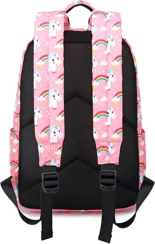 Vista 5 de Abshoo mochila ligera infantil de unicornio, bolsa para la escuela, bolsa para niñas