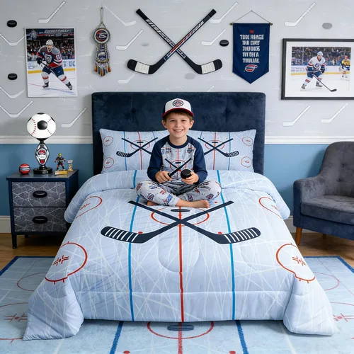 Vista 46 de Homewish Juego de edredón de juegos deportivos de pelota, tamaño twin, juego de ropa de cama de béisbol y baloncesto, 2 piezas para niños