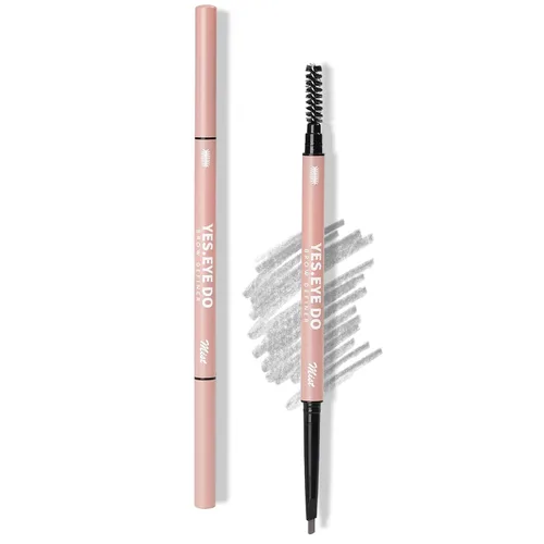 Vista 11 de Auburn - Lápiz de cejas con cepillo, lápiz de cejas rojo para mujer, ultra preciso, lápiz de cejas Aubrun impermeable, crea cejas tupidas esponjosas