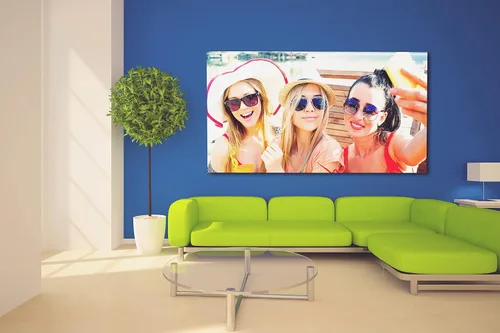Vista 6 de Uayuios Lienzo personalizado con tus fotos, marco de lienzo personalizado para pared, para crear póster de boda, mascota, familia, 8 x 6 pulgadas