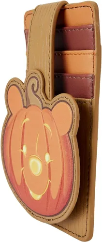 Vista 2 de Loungefly - Tarjetero de calabaza de Winnie the Pooh de Disney, Marrón