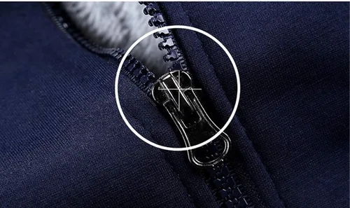 Vista 3 de JiangWu Sudaderas con capucha para hombre, forro polar, forro polar, con cremallera, chaquetas