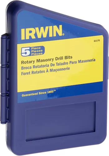 Vista 2 de Irwin Tools 61170 - Juego de brocas para mampostería de carburo de tungsteno, 5