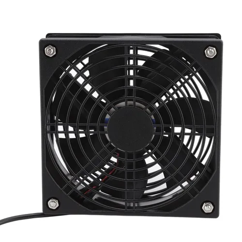 Vista 9 de Cryfokt Ventilador de escape impermeable con energía solar, kit de ventilador de panel solar para exteriores, ventilador portátil con cable de 39