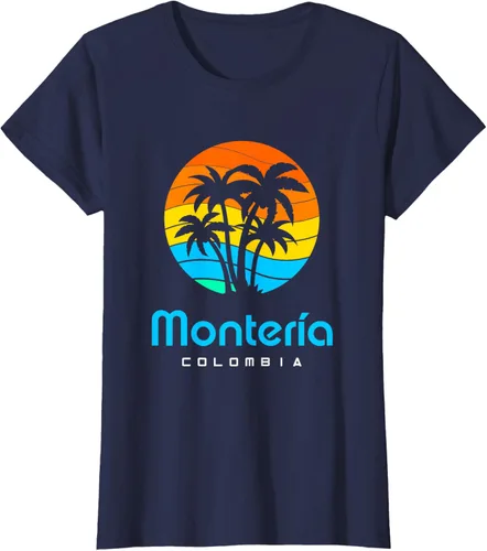 Vista 32 de Camiseta Montería Colombia, Negro