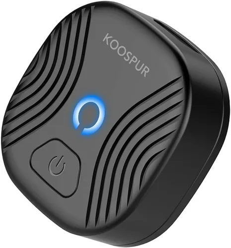 Vista 2 de Raqueta de tenis Sensor Tracker Detector de movimiento Analizador con Bluetooth 4.0 Compatible con Android e iOS Smart Phone (negro)