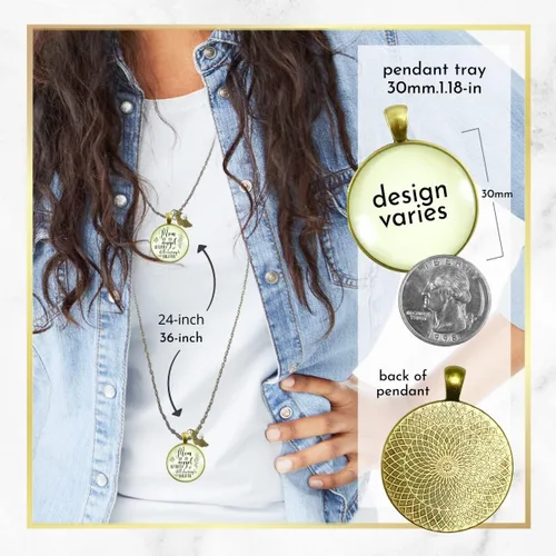 Vista 38 de Gutsy Goodness Miscarriage Necklace Comforting Sentimental Handmade Jewelry For Mom - Pendant, Message Card, Keepsake Gift Box