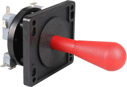 Vista 3 de EG STARTS American Style Arcade Competition - Joystick de bate de 2 pines conmutable desde 8 vías de funcionamiento mango elíptico terminal