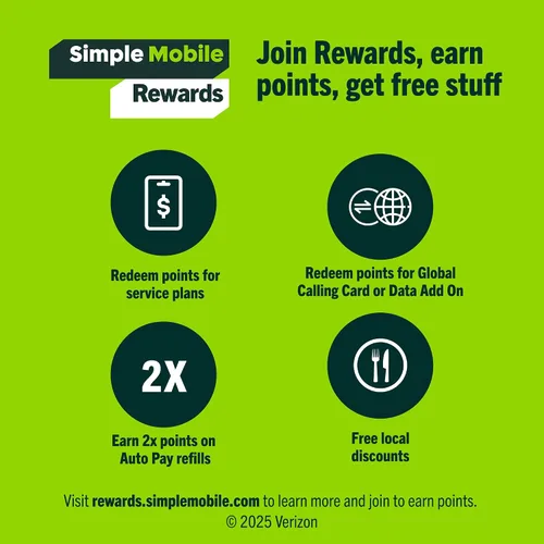 Vista 6 de Simple Mobile Trae tu propio teléfono 3 en 1 kit de SIM prepago