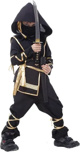 Vista 3 de Ninjago - Disfraz de Halloween para niños y niñas, diseño de ninjago