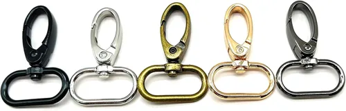 Vista 13 de Cierre giratorio de 1 pulgada Langosta Bronce Antiguo 40pcs Metal Ganchos giratorios duraderos para bolso, mochila, collares de perro, correa