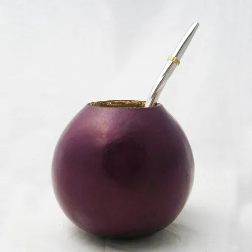 Vista 2 de SIMPLE TÉ ARGENTINO DE YERBA DE GOURD MATE CON BOMBILLA DE PAJA 0056 SE ENVÍO DESDE USA