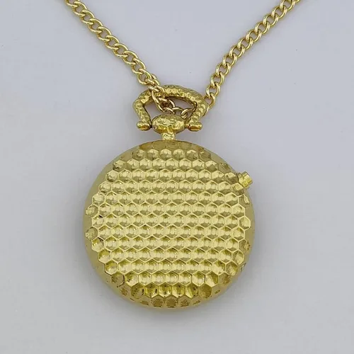 Vista 2 de English Voice Talking Watch for Blind, Visually impaired or Elderly,Gold pocket watch