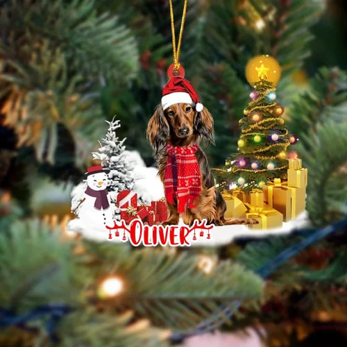 Vista 76 de NAZENTI Adorno personalizado de gato abisinio con árbol de pino, adorno de Navidad personalizado para perros amantes de las mascotas, colgante
