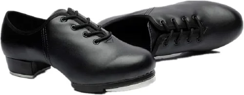 Vista 3 de BeiBestCoat Zapatos sintéticos Oxford para bailar para hombres, adultos, color negro, Negro