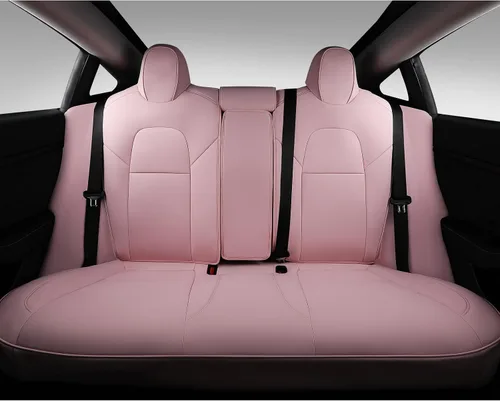 Vista 2 de Xipoo Funda de asiento compatible con Tesla Model 3, funda de asiento de automóvil, funda de poliuretano de repuesto para Tesla Model 3 2017 2018