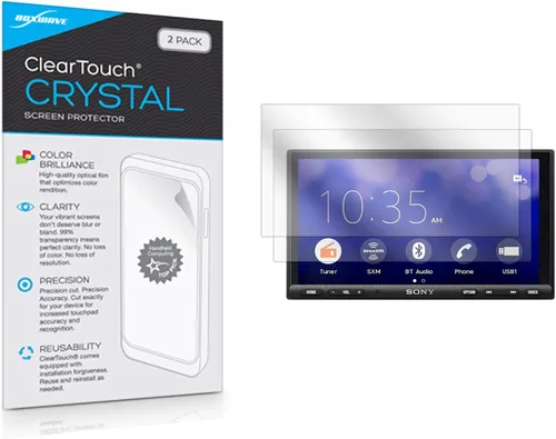 Vista 9 de BoxWave ClearTouch - Protector de pantalla antirreflejos compatible con Sony XAV-AX7000, Sony XAV-AX5000 (paquete de 2), película mate antihuellas