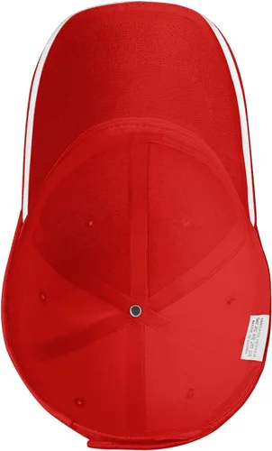 Vista 5 de Divertida gorra de béisbol roja con bandera de Cuba, regalos cubanos, gorra de camionero para hombres y mujeres, ajustable, para exteriores, Rojo