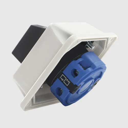 Vista 3 de 1 interruptor selector de cambio universal, con caja impermeable, interruptor de alimentación dual, 3 posiciones, 4 terminales, interruptor