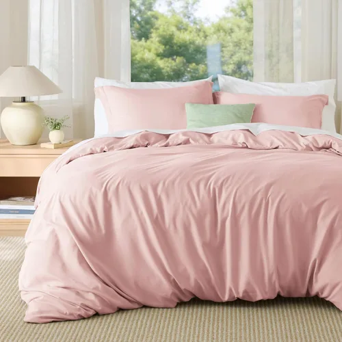 Vista 70 de Bedsure - Juego de funda de edredón tamaño individual/individual XL - Juego de ropa de cama suave de microfibra cepillada doble para niños