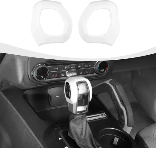Vista 14 de RAZPOY Cubierta de la perilla de la palanca de cambios compatible con accesorios interiores Ford Bronco 2021-2025, color azul