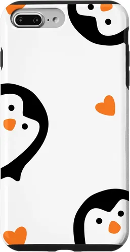 Vista 12 de Cute Penguins Hearts Phone Case for iPhone 17