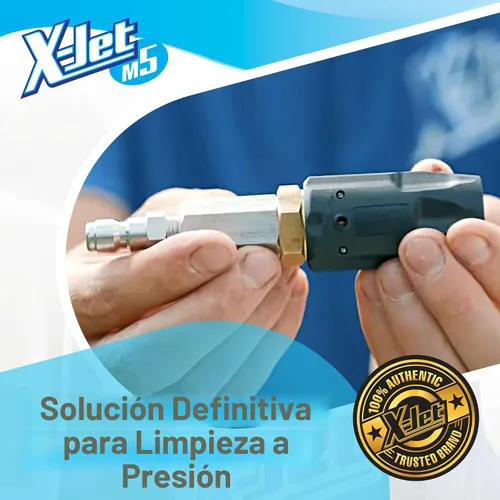 Vista 2 de Kit X-Jet M5#7 2-2.5 GPM Boquilla de lavado de presión variable de inyección externa de largo alcance ajustable Perfecto para lavar