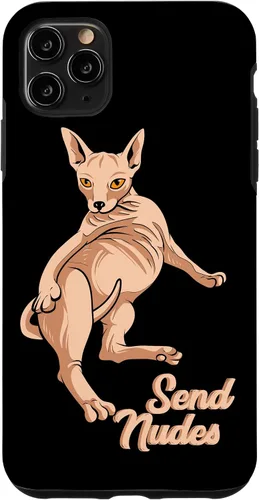 Vista 12 de Send Nudes - Nude Cat - Hairless Sphynx Cat Case for iPhone 17