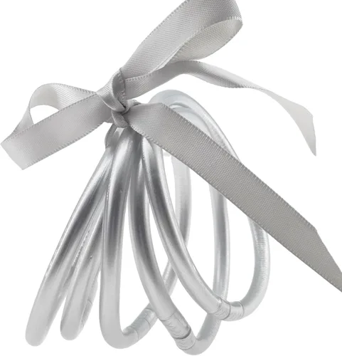 Vista 7 de Juego de pulseras de gelatina con purpurina joyas a la moda con forro de polvo dorado pulseras ligeras y bonitas para mujeres y niñas
