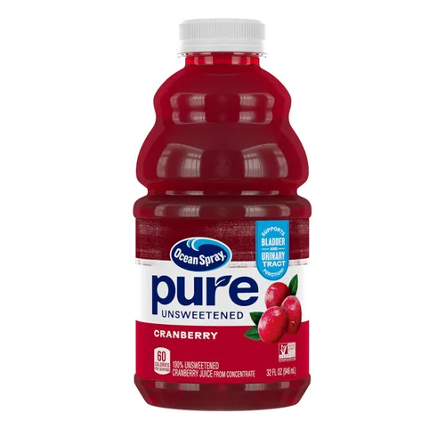Vista 12 de Ocean Spray® Cereza ácida pura sin azúcar, 100% jugo de cereza ácida, botella de 32 onzas líquidas (paquete de 8)