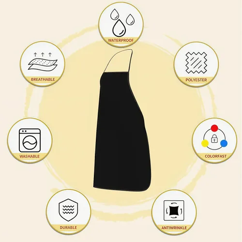 Vista 5 de Delantal personalizado, delantales personalizados para mujeres y hombres, mandiles para hombres de cocina, regalos personalizables para Navidad