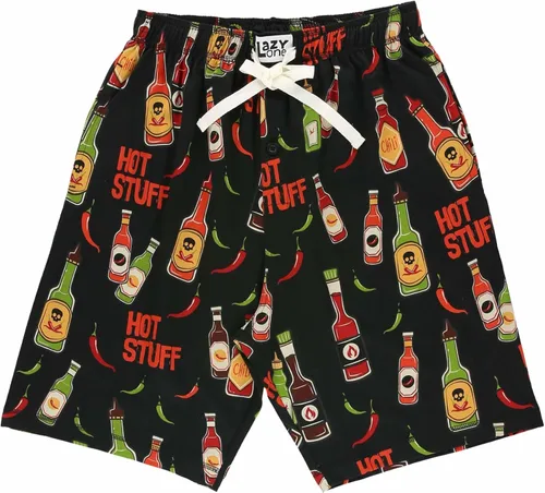 Vista 169 de Lazy One - Pantalones cortos de pijama para hombre, ropa de dormir