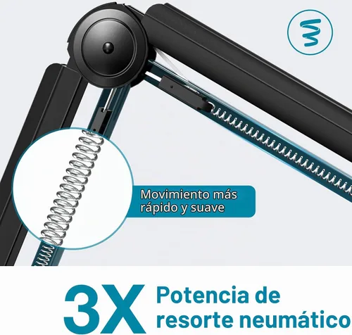 Vista 4 de InnoGear Brazo del auge del micrófono del micrófono del escritorio